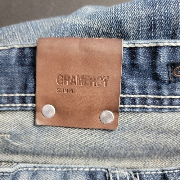 Gs115 Gramercy Slim Fit Jeans Blue Size 40x33 Men's - Picture 7 of 9